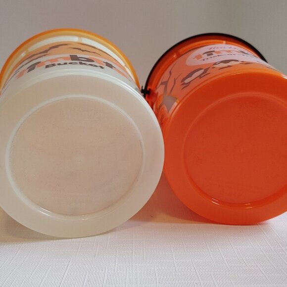 Tim Hortons Halloween Buckets Complete Pair 2022 and 2023 Whirley Plastic - Picture 6 of 6